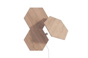 Smart Home - Älykoti - Nanoleaf Elements - Puu Look Hexagons Laajennus Pack (3 Panels) - NL52-E-0001HB-3PK