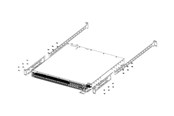 Lisätarvikkeet - Extreme Networks rack-asennussarja (4-pylväs) - XN-4P-RMKIT-005