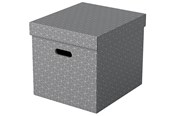 Arkistointi & Säilytys - Esselte  Home säilytyslaatikko Cube harmaa, 3kpl/pkt Harmaa - 628289