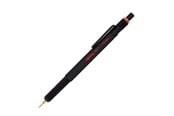Kirjoitus- ja piirustustarvikkeet - Rotring 800+ Mechanical Pencil and Touchscreen Stylus | Twist-to-Retract HB 0.5 mm Propelling Pencil | Black Metal Barrel - 1900181