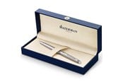 Kirjoitus- ja piirustustarvikkeet - Waterman Hémisphère Ballpoint Pen | Stainless Steel with Chrome Trim | Medium Point | Blue Ink | Gift Box - 3501170920473