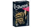 Kirjoitus- ja piirustustarvikkeet - Sharpie Metallinhohtoiset -maalitussit  | Kapea kärki | Kulta | 12 kpl - 1891062
