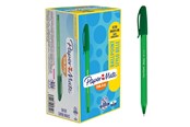 Kirjoitus- ja piirustustarvikkeet - Paper Mate InkJoy 100ST -kuulakärkikynät | Keskikokoinen kärki (1,0 mm) | Vihreä | 50 kpl - S0957150