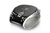CD-soitin - Lenco Portable FM radio with cd - SCD-24 Black/Silver