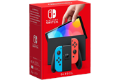Pelikonsolit - Nintendo Switch OLED Neon Blue/Neon Red - 0045496453442