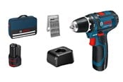 Ruuvi- ja Porakoneet - Bosch Professional GSR 12V-15 PROFESSIONAL BORE-/SKRUEMASKINE MED 2X - 060186810H