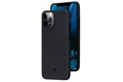 Puhelin - Kannet ja kotelot - PITAKA Apple iPhone 12 Pro Air -kotelo - Musta/Harmaa Twill - KI1201PA