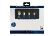 Pelit - lisävarusteet - iMP TECH 4M punottu nopea lataus- ja latauskaapeli PS5:lle - Wired Lisävarusteet pelikonsoleille - Sony PlayStation 5 - 5060176365421