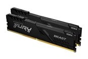 RAM - Kingston FURY Beast DDR4-3600 - 32GB - CL18 - Dual Channel (2 pcs) - Intel XMP - Musta - KF436C18BBK2/32