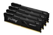 RAM - Kingston FURY Beast DDR4-3600 - 64GB - CL18 - Quad Channel (4 pcs) - Intel XMP - Musta - KF436C18BBK4/64