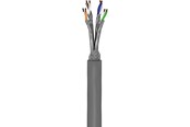 Verkkokaapelit - Pro CAT 6a network cable S/FTP (PiMF) Harmaa 305 m - Harmaa - 4040849960956