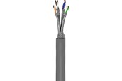 Verkkokaapelit - Pro CAT 6a network cable S/FTP (PiMF) Harmaa 305 m - Harmaa - 4040849960956