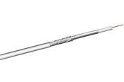 Antennikaapelit/-liittimet - Pro 100 dB coax- antenna cable 2x shielded CCS Valkoinen - 4040849671029