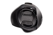 Kameran & objektiivien lisävarusteet - Hama Lens Hood with Lens Cap Universal 52 mm - 93652