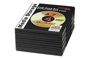 Tallennus - lisävarusteet - Hama DVD Quad Box - storage DVD jewel case - 51186