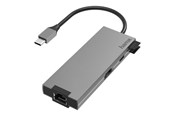 Telakointiasemat - Hama Multiport Adapter - docking station - USB-C 3.2 Gen 1 - HDMI - GigE - 00200109