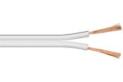 Antennikaapelit/-liittimet - Pro Speaker cable Valkoinen CCA 50 m - 50 m roll cable D - 4040849677434