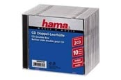 Tallennus - lisävarusteet - Hama CD-kaksoisjuwelikotelo - tallennus-CD-juwelikotelo - 44747