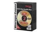 Tallennus - lisävarusteet - Hama DVD-ROM Slim Double Box - tallennus DVD slim jewel case - 51184