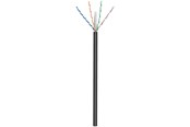 Verkkokaapelit - Pro CAT 6 network cable U/UTP Musta 100 m - CCA cop - Musta - 100m - 4040849572937
