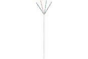Verkkokaapelit - Pro CAT 6 network cable U/UTP Valkoinen 100 m - CCA cop - Valkoinen - 100m - 4040849949647