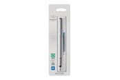 Kirjoitus- ja piirustustarvikkeet - Parker Vector Fountain Pen | Stainless Steel with Chrome Trim | Medium Nib | Blue Ink | Hangtab - 1870805