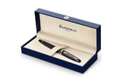 Kirjoitus- ja piirustustarvikkeet - Waterman Expert Fountain Pen | Matte Black with Chrome Trim | Medium Nib | Gift Box - S0951860