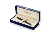 Kirjoitus- ja piirustustarvikkeet - Waterman Hémisphère Rollerball Pen | Matte Black with 23k Gold Trim | Fine Point | Black Ink | Gift Box - S0920750