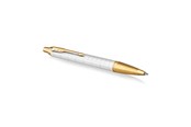 Kirjoitus- ja piirustustarvikkeet - Parker IM Ballpoint Pen | Premium Pearl Lacquer with Gold Trim | Medium Point with Blue Ink Refill | Gift Box - 2143643