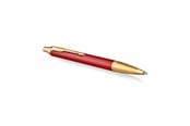 Kirjoitus- ja piirustustarvikkeet - Parker IM Ballpoint Pen | Premium Red Lacquer with Gold Trim | Medium Point with Blue Ink Refill | Gift Box - 2143644