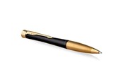 Kirjoitus- ja piirustustarvikkeet - Parker Urban Twist Ballpoint Pen | Muted Black with Gold Trim | Medium Point Blue Ink Refill | Gift Box - 2143640