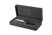 Kirjoitus- ja piirustustarvikkeet - Parker 51 Fountain Pen | Black Barrel with Chrome Trim | Fine Nib with Black Ink Cartridge | Gift Box - 2123491