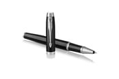 Kirjoitus- ja piirustustarvikkeet - Parker IM Rollerball Pen | Black Lacquer with Chrome Trim | Fine Point Black Ink | Gift Box - 1931658