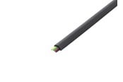 Verkkokaapelit - Pro Telephone flat cables 6-core 100 m reel AWG 30. - Musta - 100m - 4040849502545