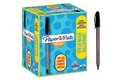 Kirjoitus- ja piirustustarvikkeet - Paper Mate InkJoy 100ST -kuulakärkikynät | Keskikokoinen kärki (1,0 mm) | Musta | 100 kpl - S0977410