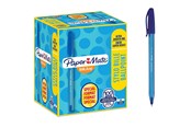 Kirjoitus- ja piirustustarvikkeet - Paper Mate InkJoy 100ST -kuulakärkikynät | Keskikokoinen kärki (1,0 mm) | Sininen | 100 kpl - S0977420