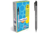 Kirjoitus- ja piirustustarvikkeet - Paper Mate Mekanismilla toimivat InkJoy 100RT -kuulakärkikynät | Keskikokoinen kärki (1,0 mm) | Musta | 20 kpl - S0957030
