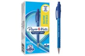 Kirjoitus- ja piirustustarvikkeet - Paper Mate Flexgrip Ultra -kuulakärkikynät | Keskikokoinen kärki (1,0 mm) | Sininen | 12 kpl - S0190433