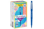 Kirjoitus- ja piirustustarvikkeet - Paper Mate Flair Felt Tip Pens | Medium Point (0.7mm) | Blue | 36 Count - 2077175