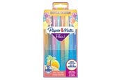 Kirjoitus- ja piirustustarvikkeet - Paper Mate Flair -huopakynät | Keskikokoinen kärki (0,7 mm) | Lajitelma trooppisia värejä | 16 kpl:n pussi - 2061396