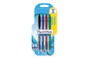 Kirjoitus- ja piirustustarvikkeet - Paper Mate Flexgrip Ultra -kuulakärkikynät | Keskikokoinen kärki (1,0 mm) | Värilajitelma | 4 kpl - 2027736