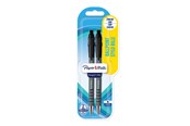 Kirjoitus- ja piirustustarvikkeet - Paper Mate Flexgrip Ultra -kuulakärkikynät | Keskikokoinen kärki (1,0 mm) | Musta | 2 kpl - 2027739