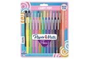 Kirjoitus- ja piirustustarvikkeet - Paper Mate Flair -huopakynät | Keskikokoinen kärki (0,7 mm) | Lajitelma karamellivärejä | 24 kpl - 1985617