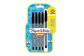 Kirjoitus- ja piirustustarvikkeet - Paper Mate InkJoy 100ST -kuulakärkikynät | Kapea kärki (0,7 mm) | Musta | 5 kpl - 1956729