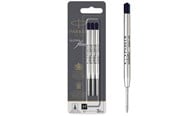 Kirjoitus- ja piirustustarvikkeet - Parker Ballpoint Pen Refills | Medium Point | Black QUINKflow Ink | 3 Count - 2119151