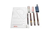 Kirjoitus- ja piirustustarvikkeet - Rotring Isograph Pen Set Technical Pen & Pencil College Set | 3 Pens (0.20mm 0.30mm 0.50mm) and  Mechanical Pencil (0.5mm) + Accessories - S0699370