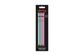 Kirjoitus- ja piirustustarvikkeet - Rotring Woodcase Metallic pencils | HB Lead | Assorted Colours | 4 Count - 2094214