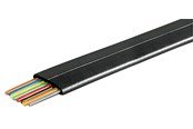 Puhelinkaapelit - Pro Telephone flat cables 8-core 100 m reel AWG 28. - 4040849933080