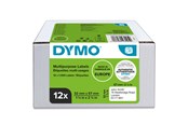 Paperit, valokuvapaperit ja tarrat - DYMO ® LabelWriter 32mm X 57mm Multi-purpose Labels (White Removable) 12 Rolls X 1000 Labels - 2093095