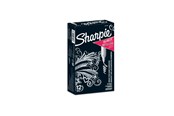 Kirjoitus- ja piirustustarvikkeet - Sharpie Metallinhohtoiset -maalitussit | Kapea kärki | Hopea | 12 kpl - 1891063